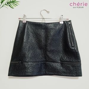 Zara | Trafaluc Collection Faux Leather Skirt - XS